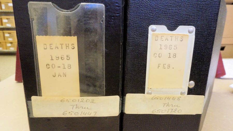 1965 death certificate books 150ppi