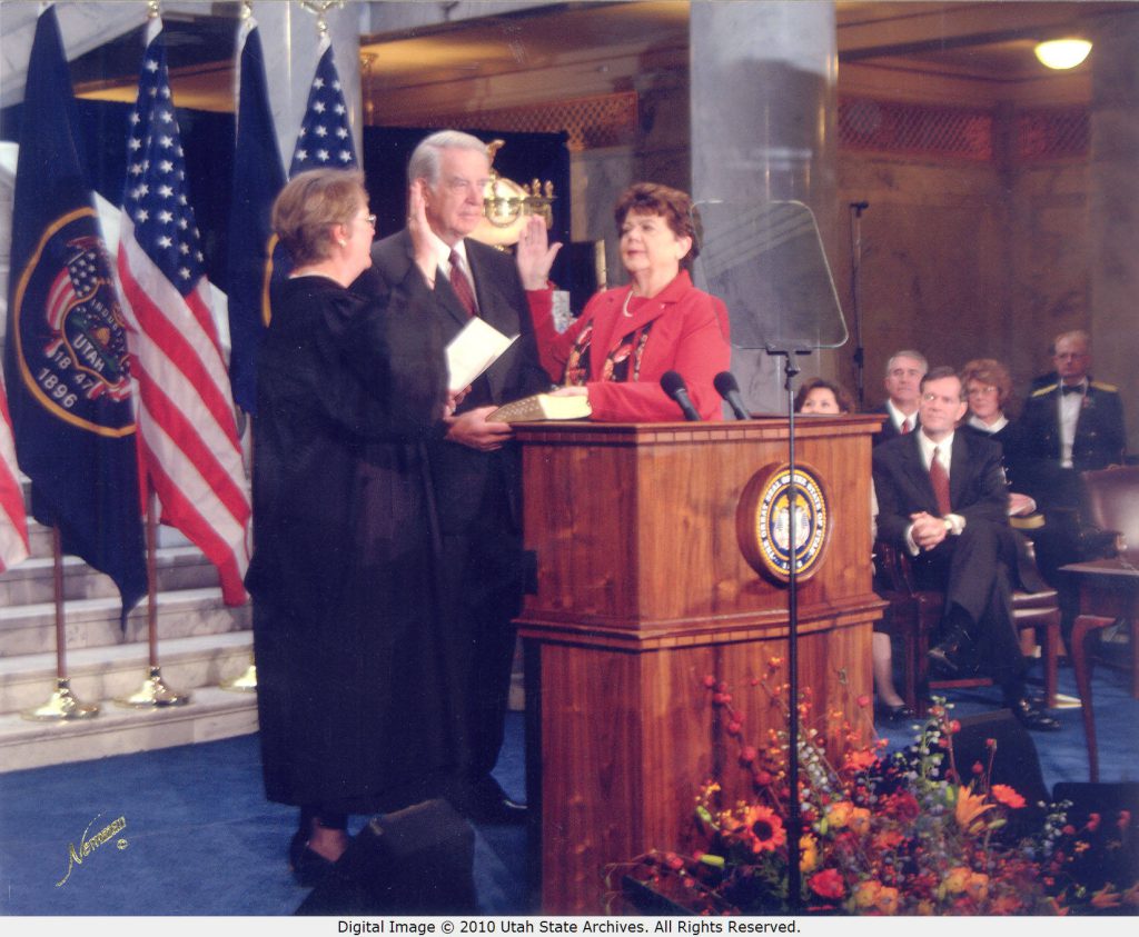 Olene Walker Inauguration in November 2003