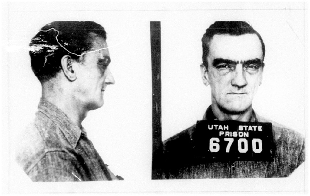 Photograph of Elmer Gray (aka Woodrow Lamb) at Utah State Prison