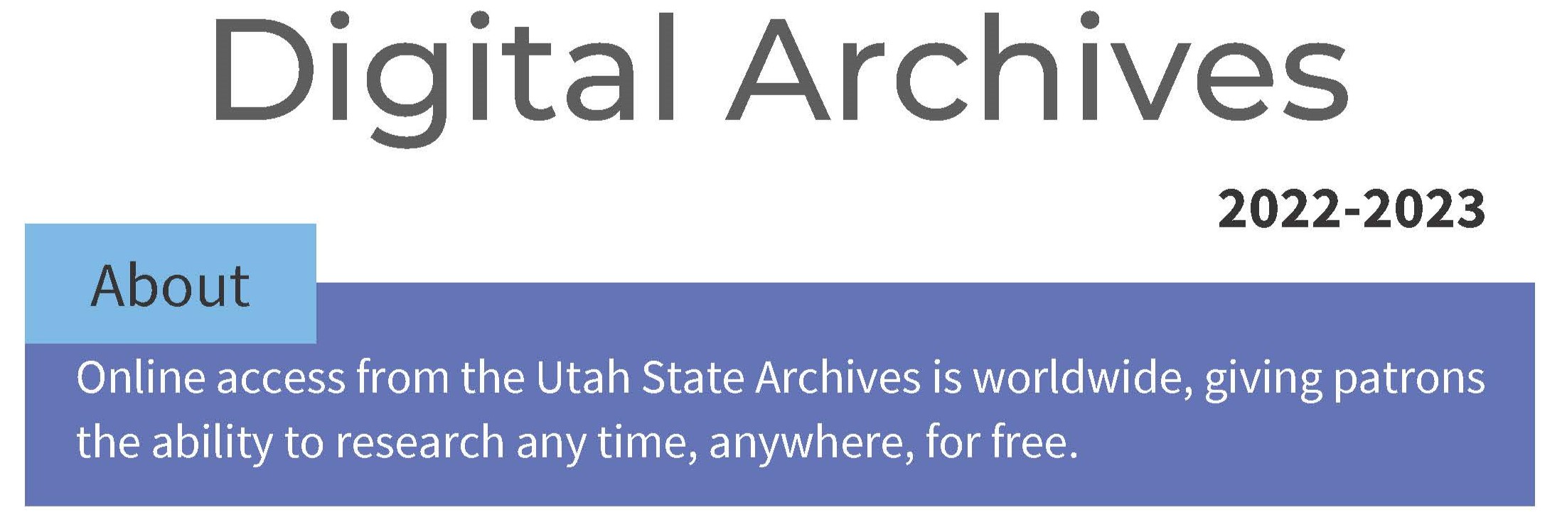 Featured image for “2022-2023 in the Utah State Digital Archives”