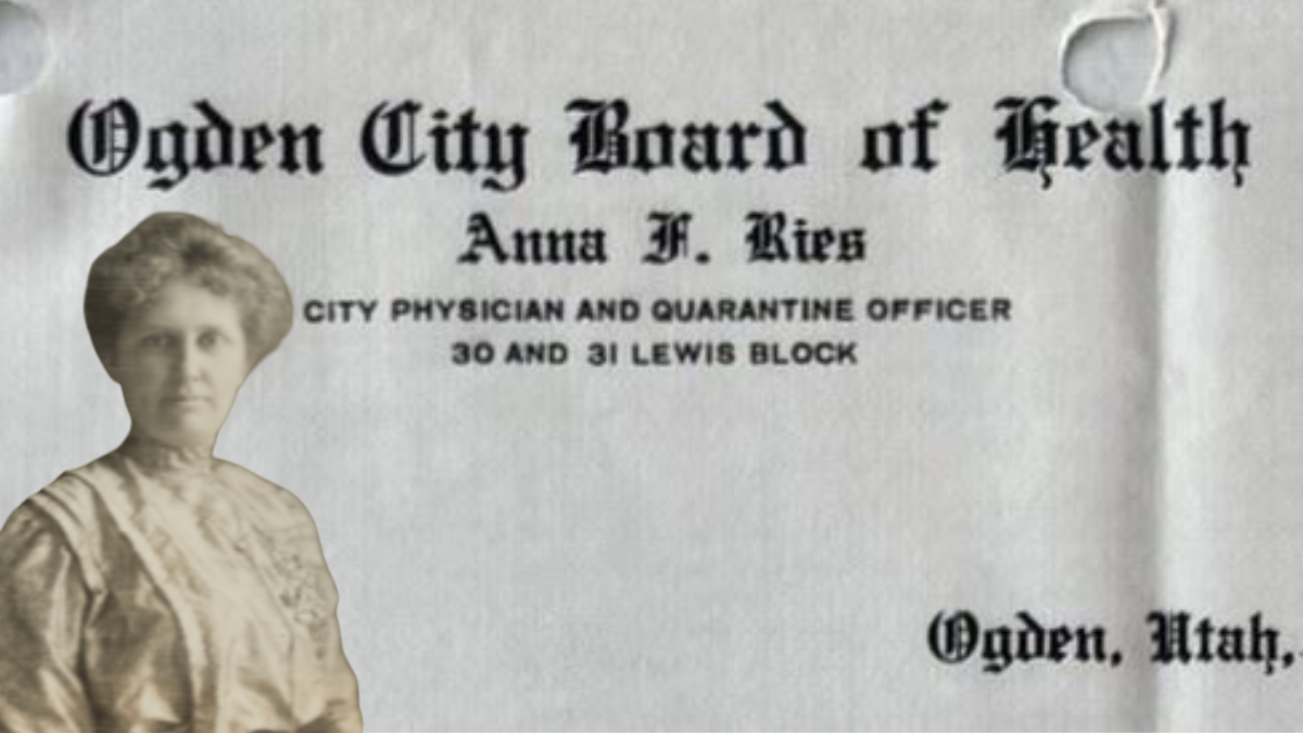 Featured image for “Ogden City’s First Female Physician: Dr. Anna Frances Ries Finley”