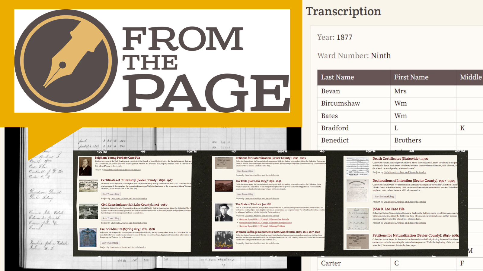 Featured image for “Revamping and Reaching Out: A Spring Internship at Utah State Archives”
