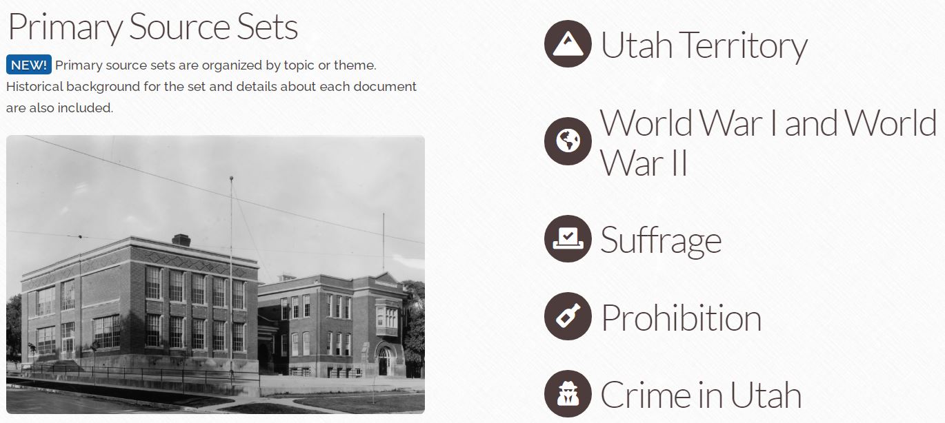 Featured image for “Primary Source Sets: Teaching Utah History”