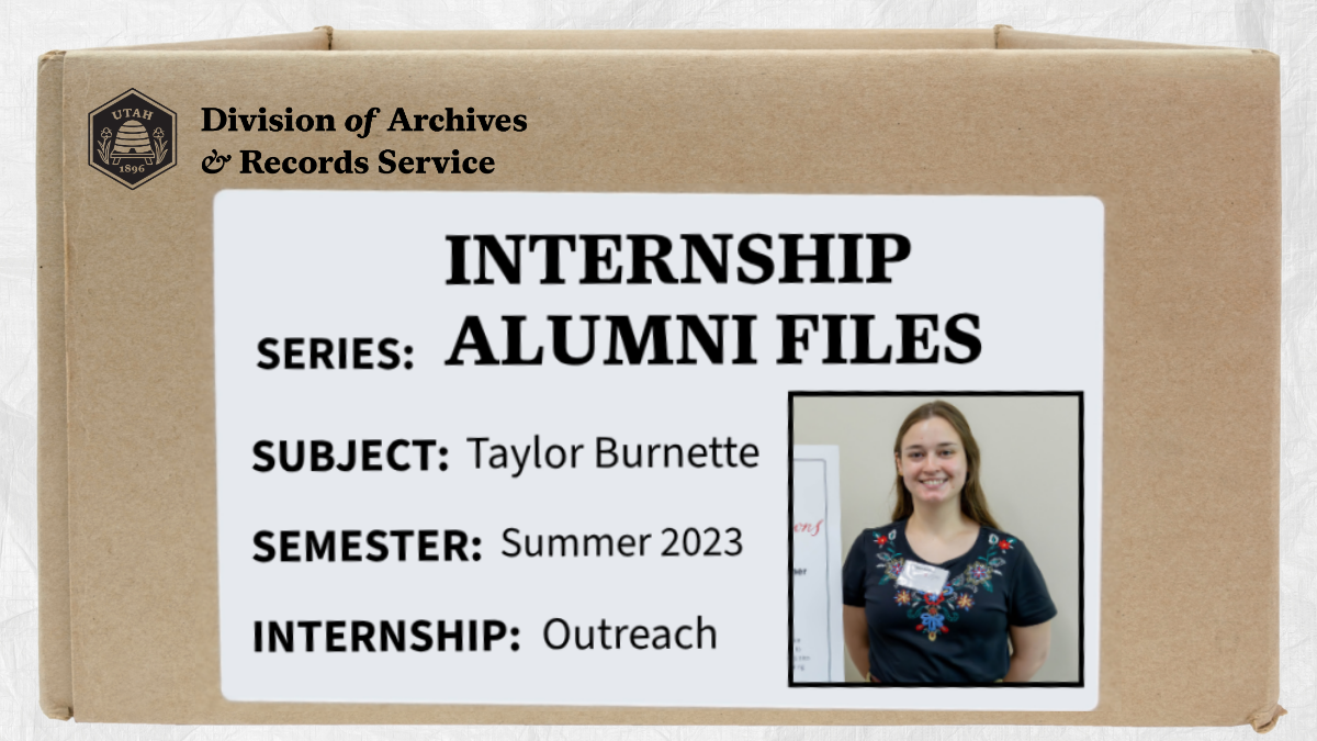 Featured image for “Internship Alumni Files: Taylor Burnette”
