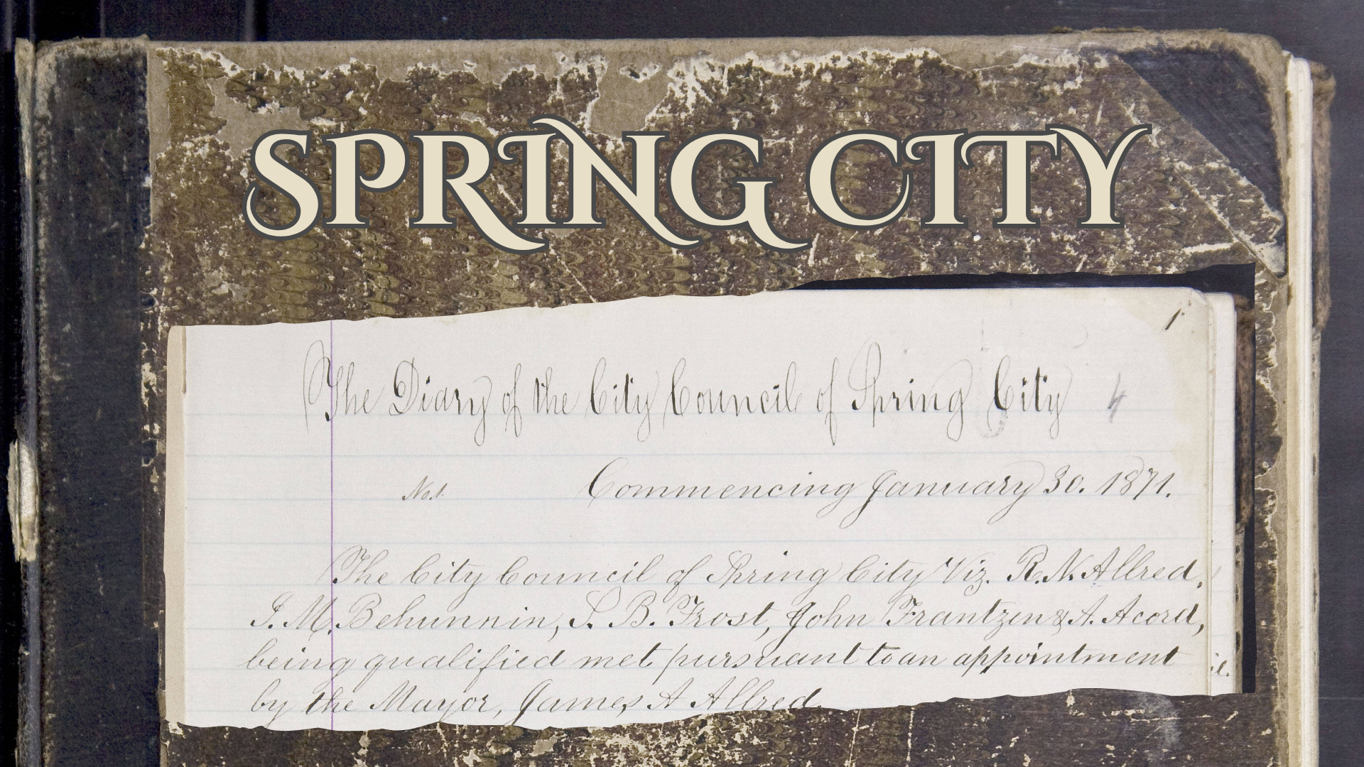 Featured image for “From Handwritten Record to Searchable Resource: Transcribing the Spring City Council Diary”