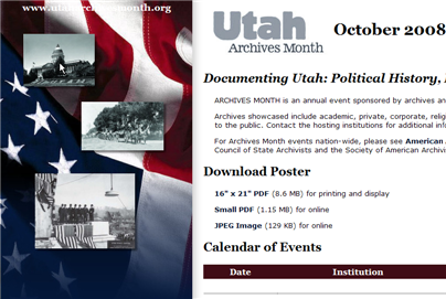 Featured image for “Utah Archives Month”
