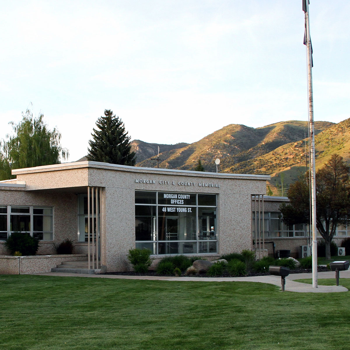 Court building in Morgan County Utah