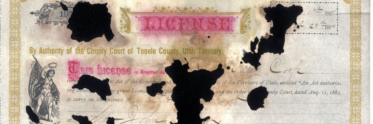 A damaged document to show that something has gone wrong