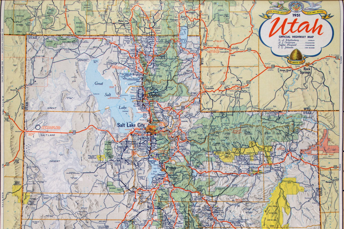 Utah Highway Map
