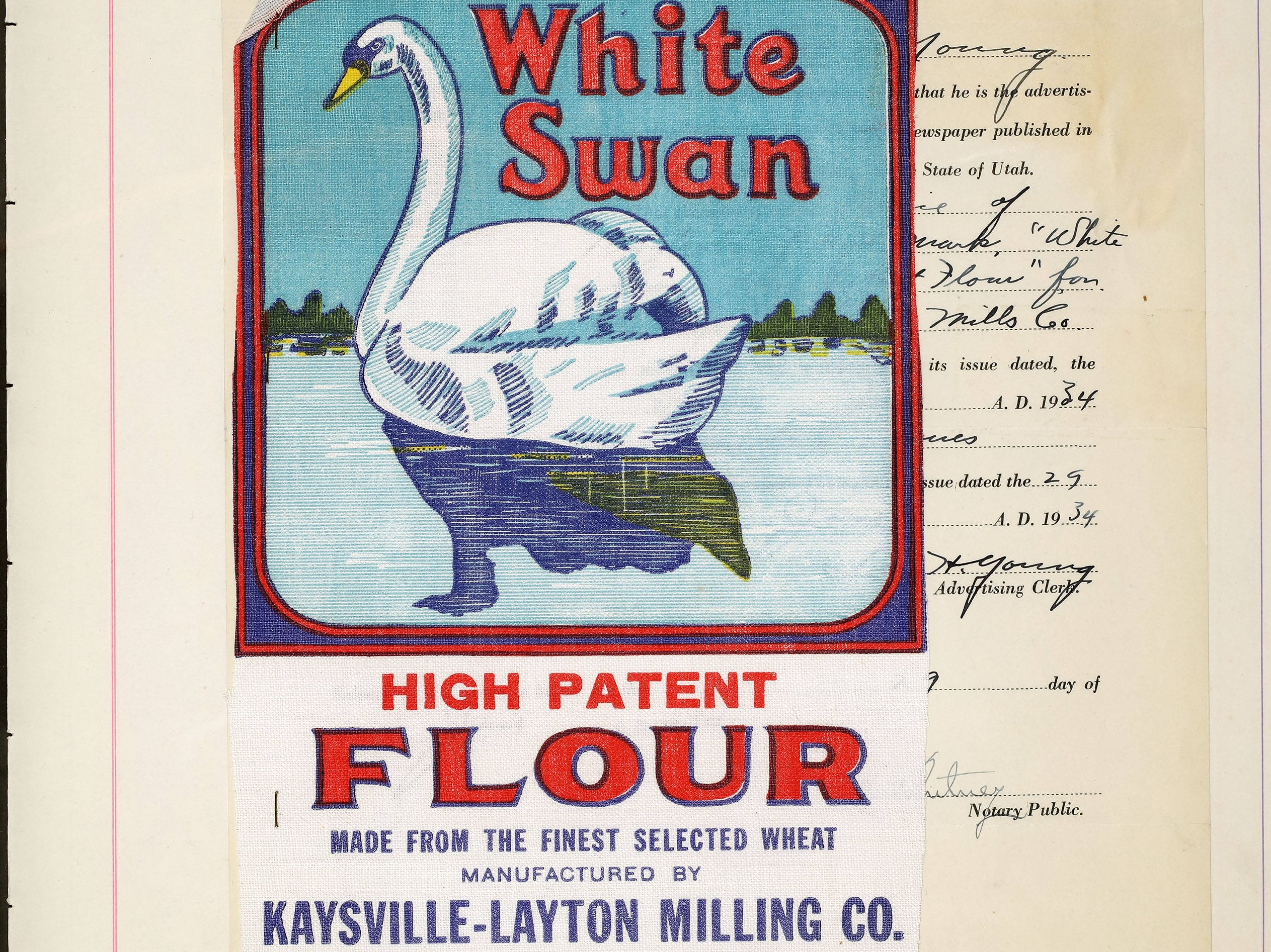 White Swan High Patent Flour sack