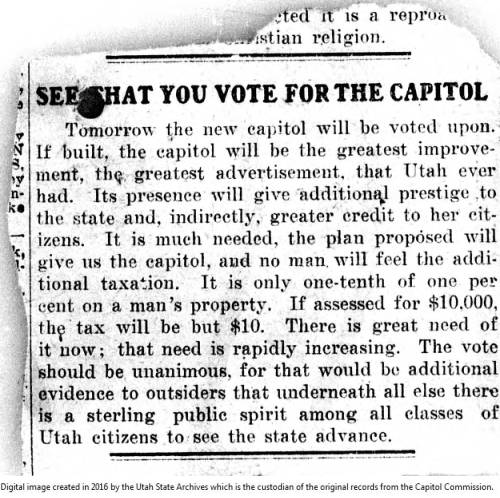 Featured image for “Newspaper Clippings and Biennial Reports of the Capitol Commission Online”
